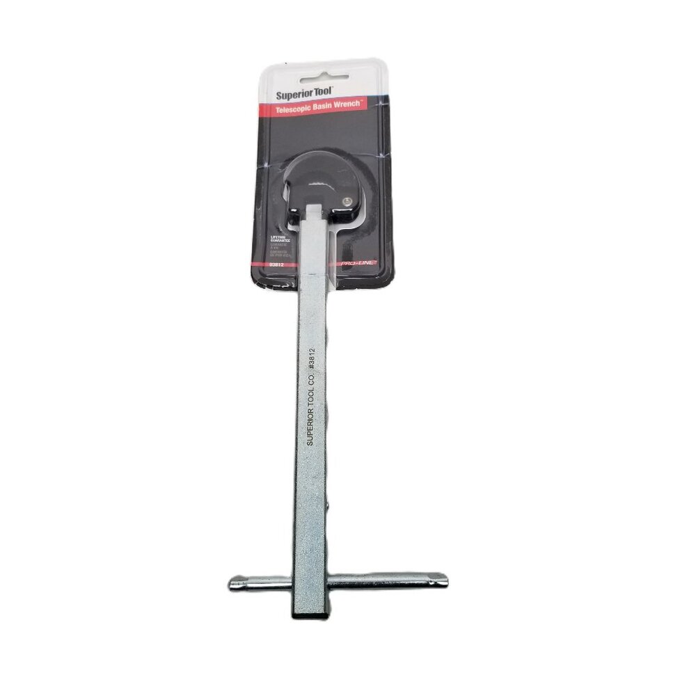 Superior Tool 03812 Basin Wrench Telescoping 10-17 Faucet Plumbing NEW
